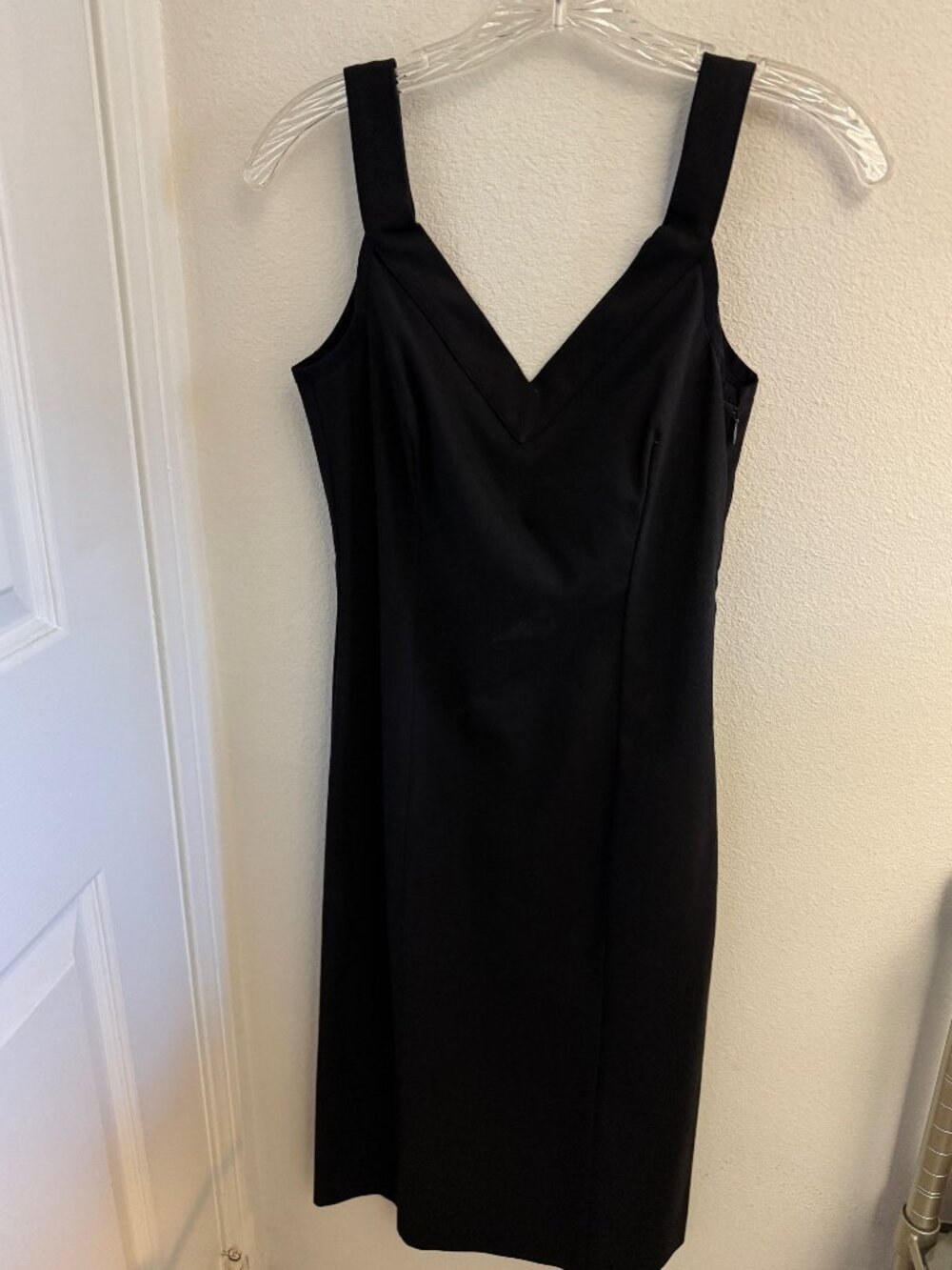 Narciso Rodriquez Black Tank Slim Fit Mid-Length Cotton Dress